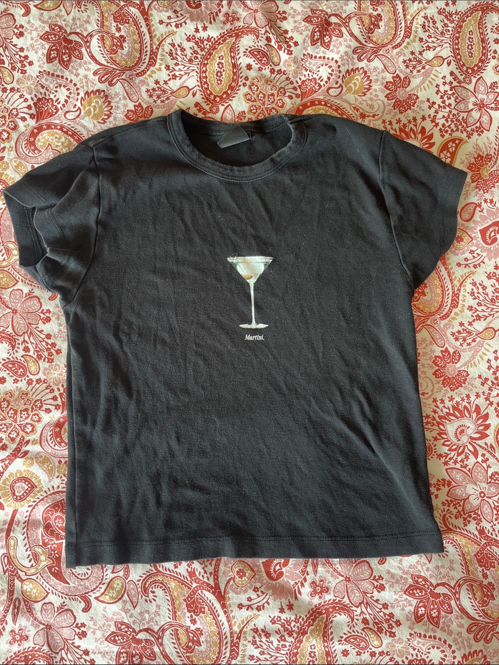 Urban Outfitters martini baby tee